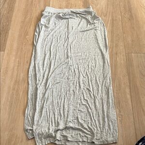 Zara Light Gray Maxi Skirt